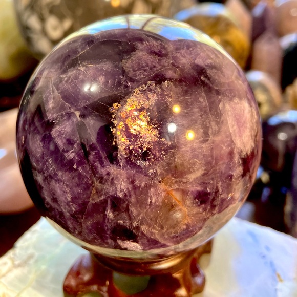 Dream Amethyst Crystal Sphere! - Picture 6 of 7